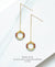 EDEN + ELIE Celestia Circle Threader Earrings - Starling