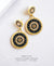 Double Circle Statement Drop Earrings - Spirit of Place City Night