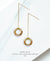 EDEN + ELIE Celestia Circle Threader Earrings - Hera