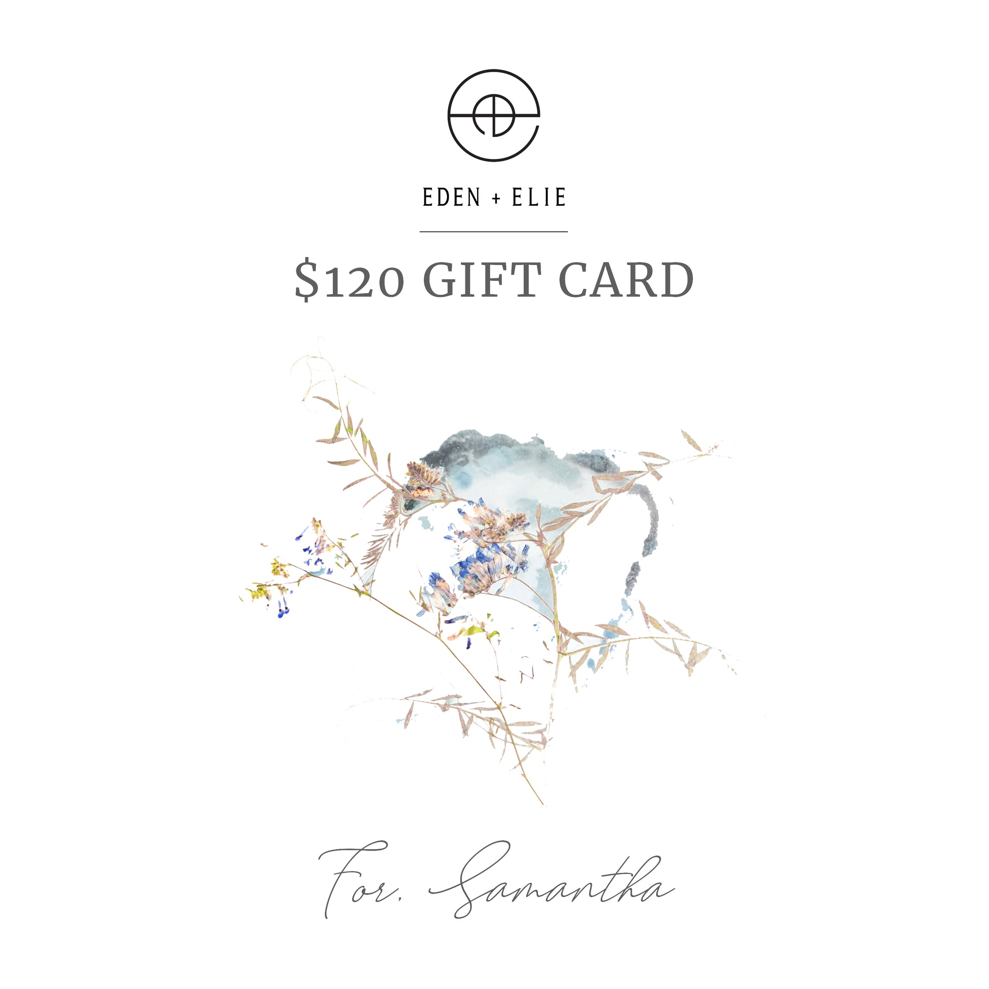 Gift cards EDEN + ELIE jewelry store Singapore