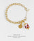 EDEN + ELIE Modern Peranakan gold charm bracelet - Singapore edition