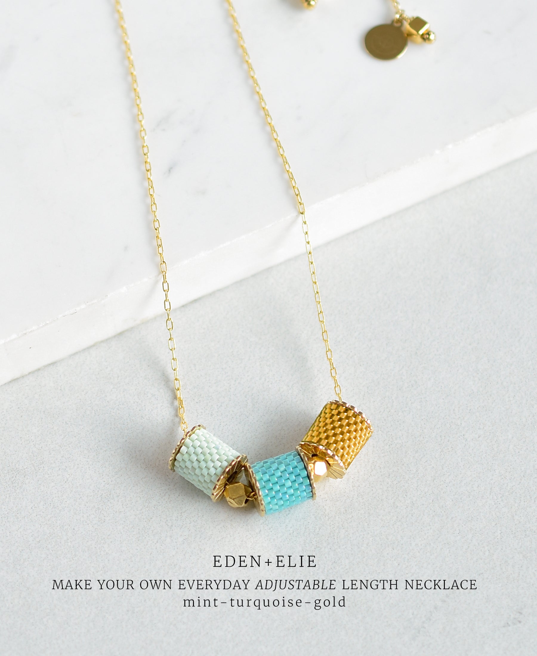 EDEN + ELIE Everyday adjustable length necklace - make your own
