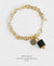 EDEN + ELIE Everyday gold charm bracelet - basic black