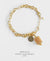 EDEN + ELIE Everyday gold charm bracelet - gold