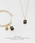 Gold Charm Bracelet + Drop Pendant Necklace Set - Spirit of Place City Night