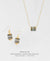 Drop Earrings + Single Bead Necklace Set - Spirit of Place City Steel
