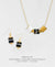 Drop Earrings + Adjustable Length Necklace Set - Spirit of Place City Night