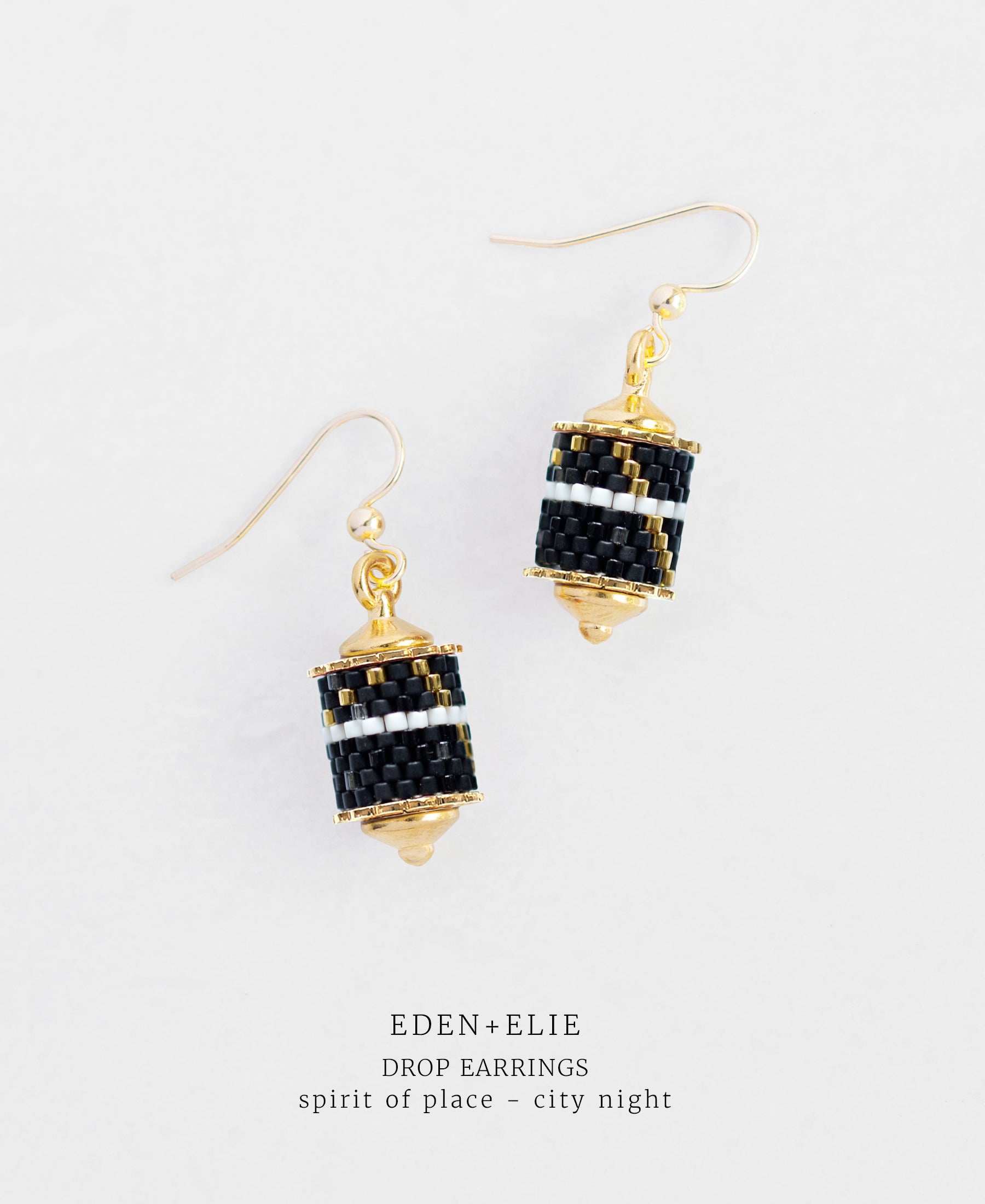 Everyday Drop Earrings - Spirit of Place City Night