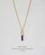 EDEN + ELIE Horizon Vertical bar necklace - serenity blue