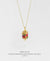 EDEN + ELIE Modern Peranakan drop pendant necklace - yellow